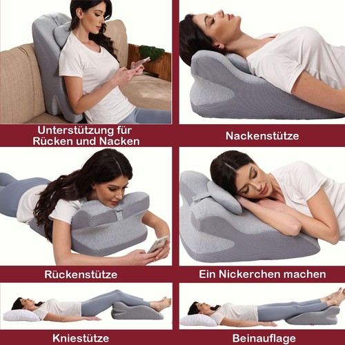 Wedge pillow memory foam bed - wedge,
