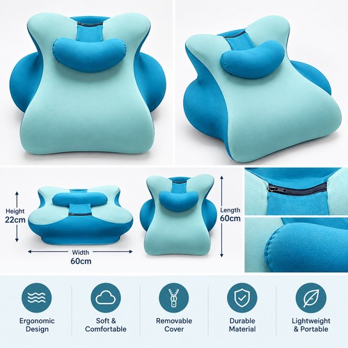 Ergonomic memory foam - ergonomic, 27°