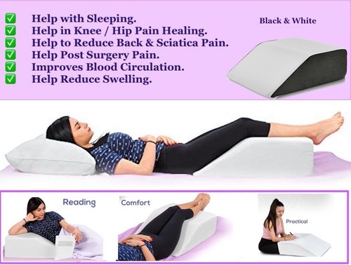 Elevating leg wedge pillow - elevating,