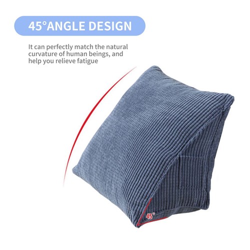 Triangle wedge reading pillow - triangle,