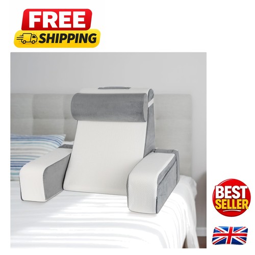 Reading pillow for bed - 3-in-1,